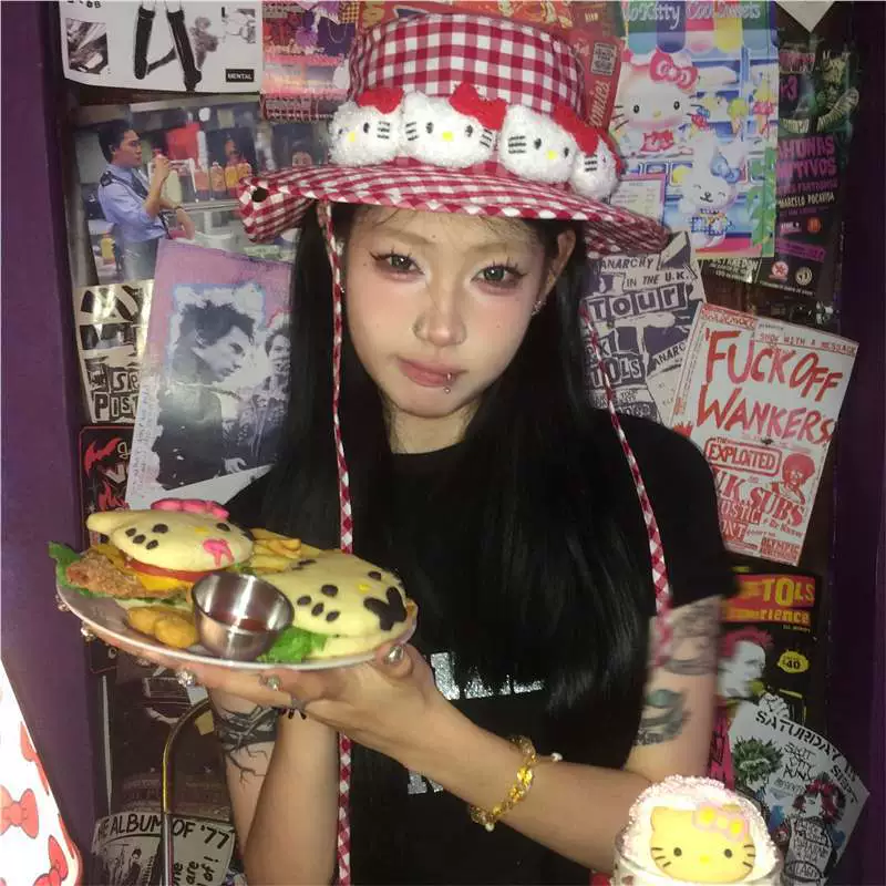 Hello Kitty, cute summer universal sun hat