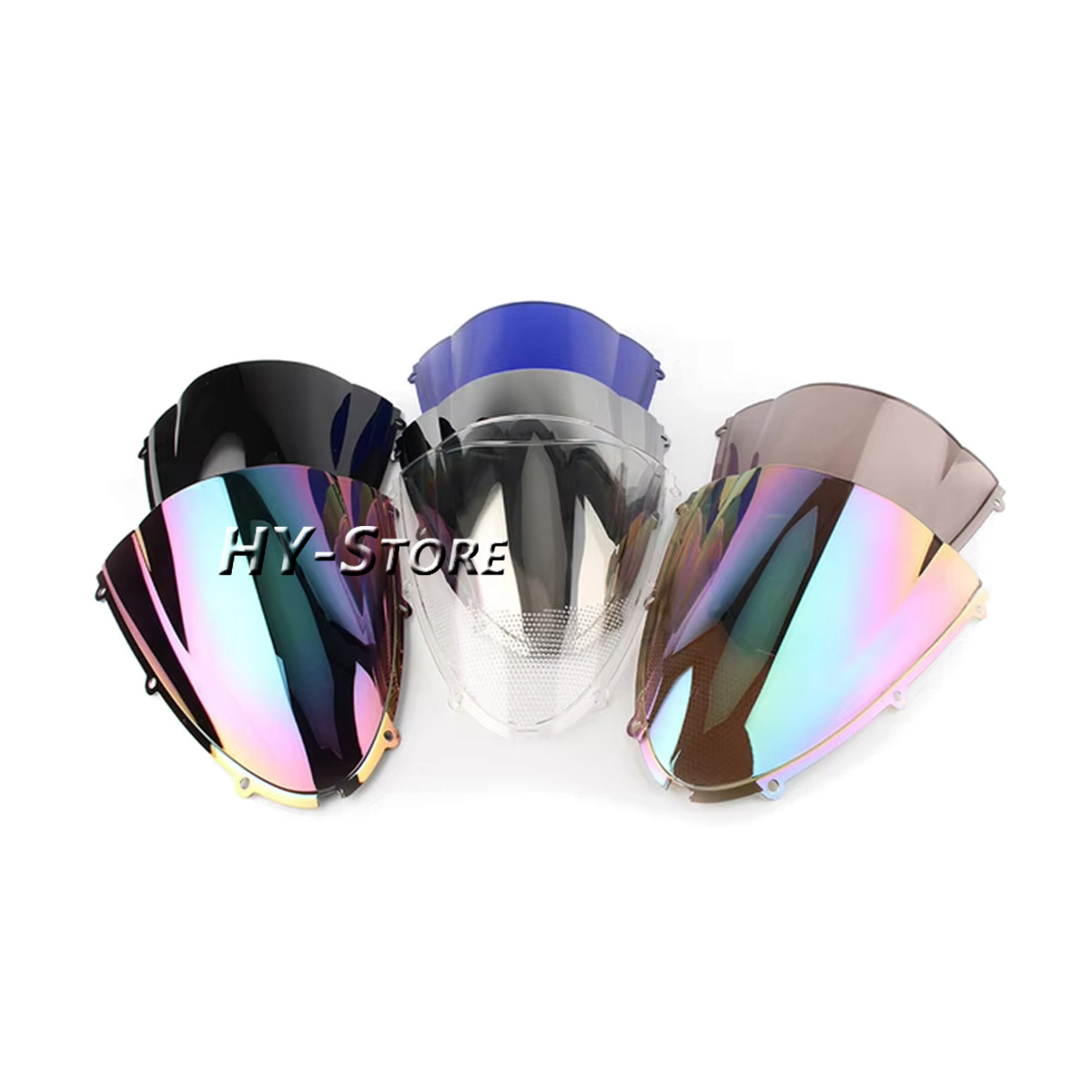 Suitable for Kawasaki Zx6R 636 05-08 Zx10R 06-07 Front Windshield Modification and Heightening Wind Deflector