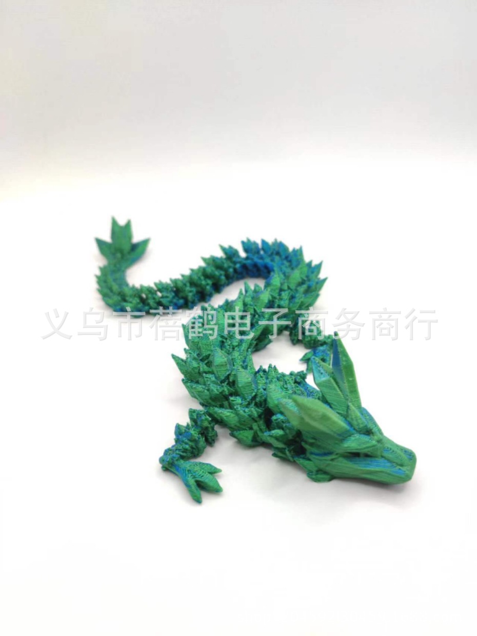 Tanque de peces paisaje decoración 3D impresión conjunta dragón chino decoración creativa conjunto dragón huevo Halloween Navidad