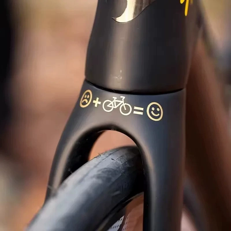 Sticker, road road bike, retroreflective frame