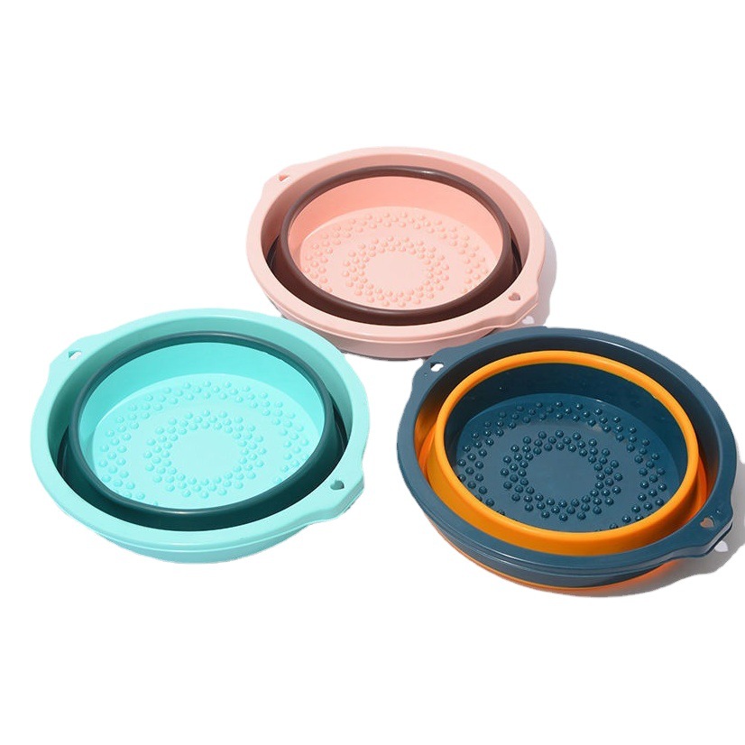 Cubo de burbujas plegable para el hogar Baño de pies masaje de pies bañera de pies dormitorio cuenca de pies portátil estudiantes de salud