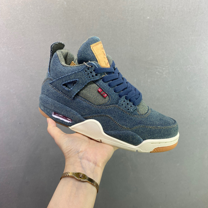 Putian High-Quality Aj4 Classic Retro Practical Basketball Shoes Jordan 4 Collaboration Fashion Sneakers Unisex Denim Trendy Shoes Putian High-Quality Aj4 Classic Retro Practical Basketball Shoes Jordan 4 Collaboration Fashion Sneakers Unisex Denim Trendy Shoes