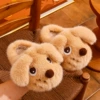 Shallow coffee slippers