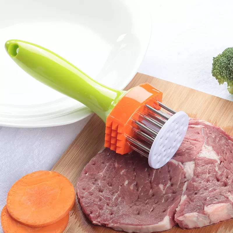 家用厨房多功能肉锤双用牛排松肉针不锈钢嫩肉器烧烤扎肉嫩肉针