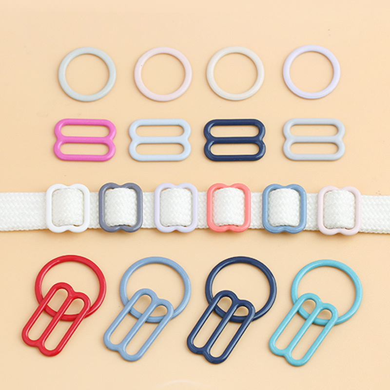 Underwear Shoulder Strap Suspender Skirt Button Bra Beautiful Back Bra Adjustment Fixed Button 8+0 Circle 8-Shaped Buckle Buckle