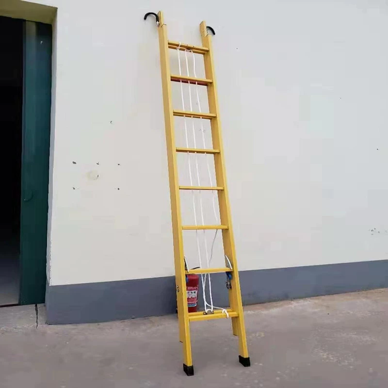 4m регулируемая лестница, телескопическая изолированная лестница из стекловолокна, изолированная лестница для электротехнического обслуживания 35 кВ Baiding.