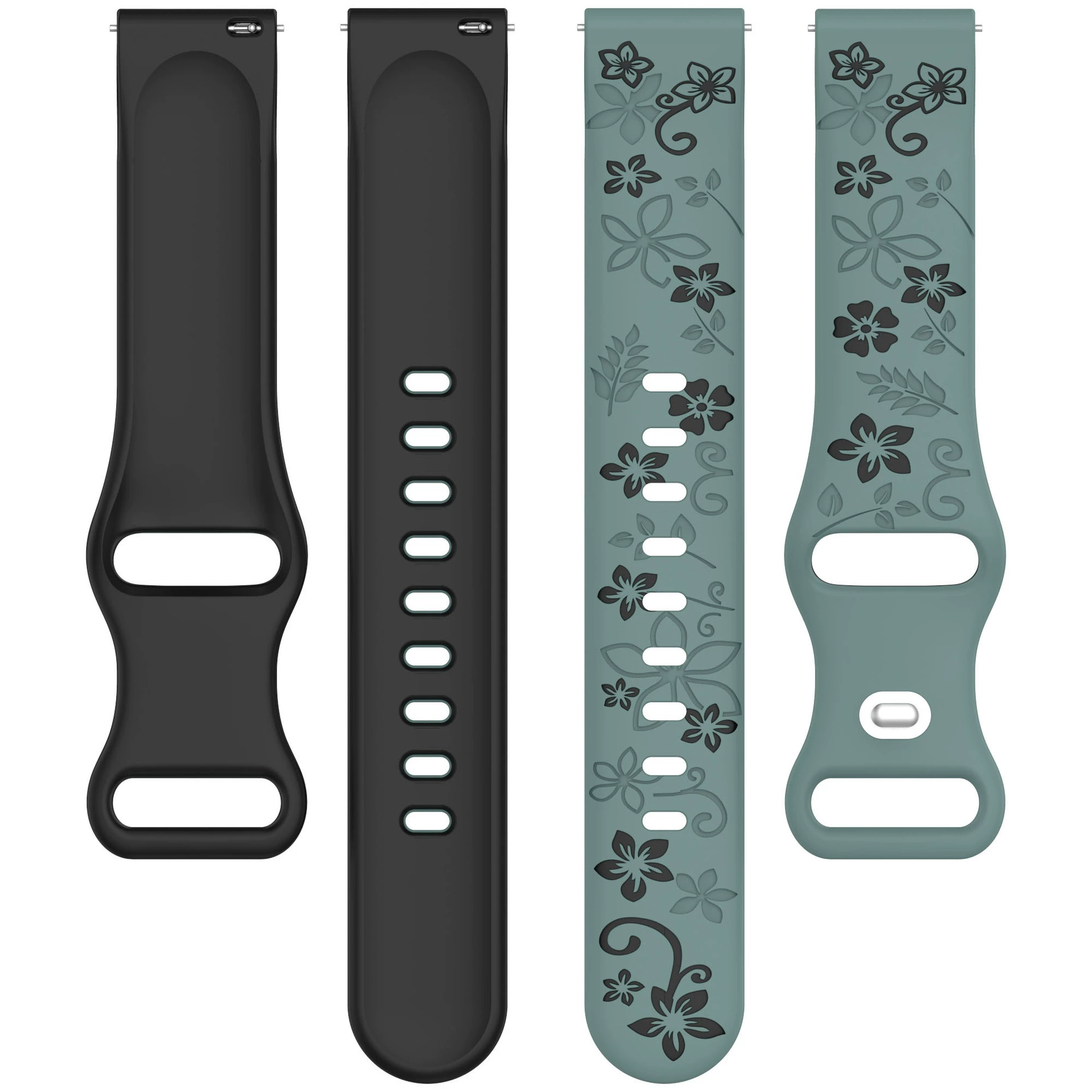 Samsung, two-color silicone changeable watch strap, 22mm