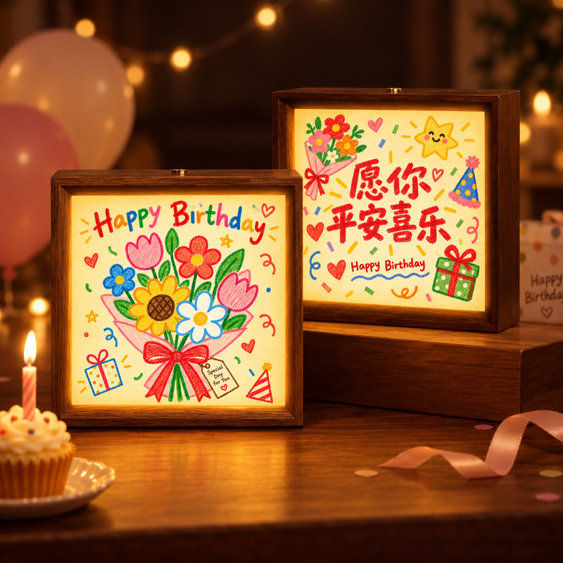 New birthday gift: rechargeable night light, photo frame, ambient table lamp, office decoration, bedside lamp – practical and useful New birthday gift: rechargeable night light, photo frame, ambient table lamp, office decoration, bedside lamp – practical and useful