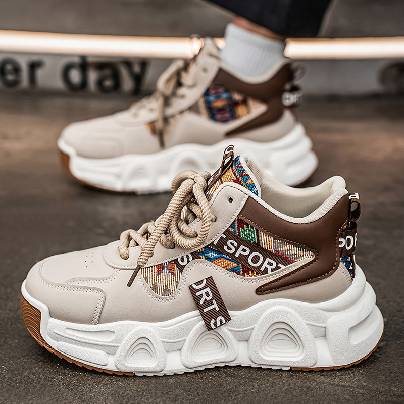 Fujian Jinjiang Para Shoes Store 2025 New Men's Martin Boots High-Top Men's Shoes Sports and Casual Shoes