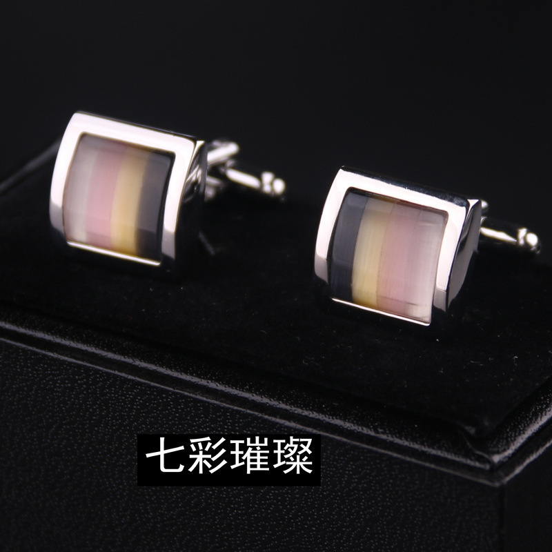 Colorful bright cufflinks