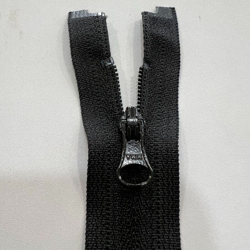 YKK3号尼龙拉链反装开尾拉链皮肤衣速干衣专用黑色白色拉链批发|undefined