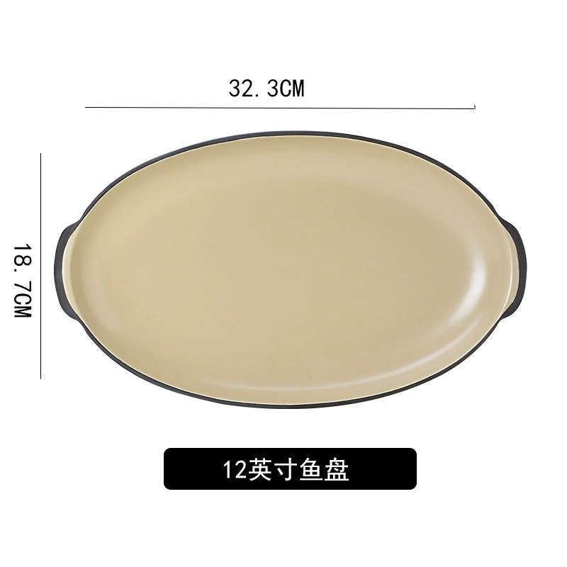 Tableware, set, creative ceramic soup bowl, simple and elegant design