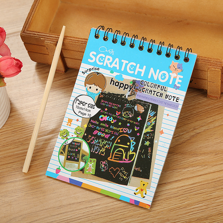 Libro de Pintura Mágica para Raspar Papel para Niños y Jardín de Infancia image 11
