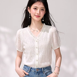 女式针织衫;女式T恤;蕾丝衫雪纺衫