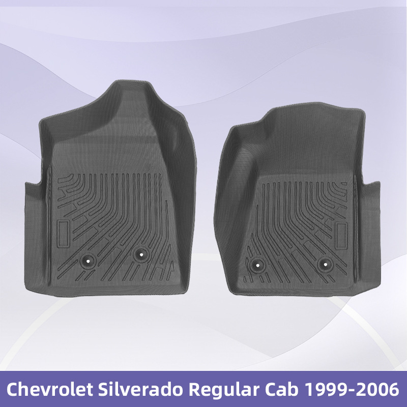Para Chevrolet Silverado Regular cab1999 - 2006 TPE All Weather Foot Pad