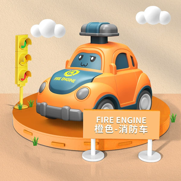 686p-16 [Orange] Press inertial fire truck