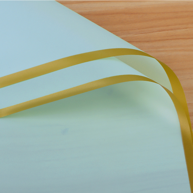 Película de gelatina de Phnom Penh asequible Papel de embalaje de ramo de plástico impermeable mate Papel de embalaje de flores de Phnom Penh simple 20 hojas