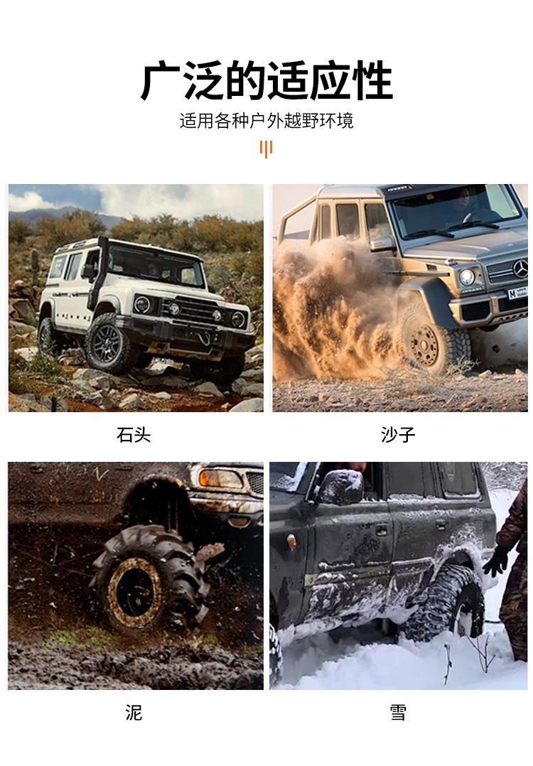 All-Terrain Vehicle Reinforced Nylon Recovery Board for Off-Road Self-Rescue, Outdoor Self-Driving Emergency Rescue Anti-Slip Board