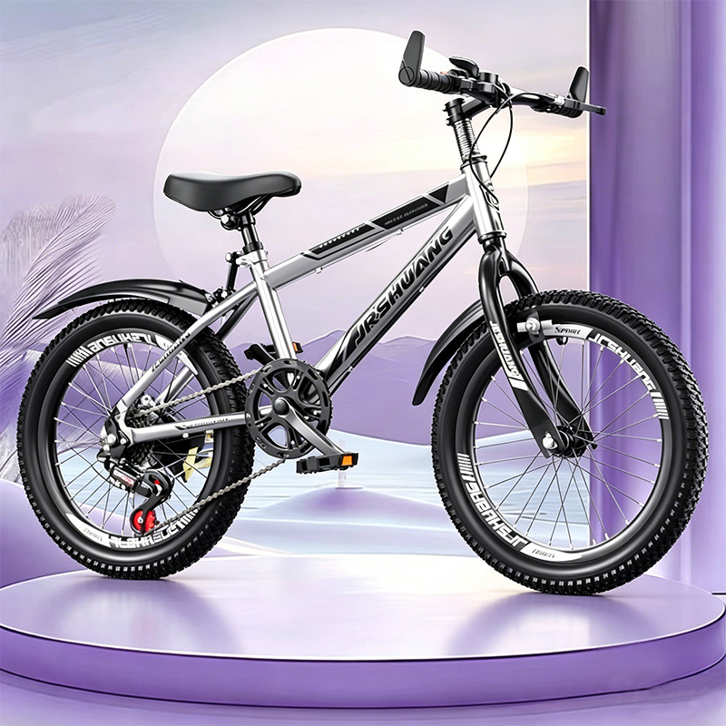 Bicicleta de montaña adolescente de velocidad única varón de velocidad de viaje ligero para mujeres 8 - 16 años de seguridad image 34