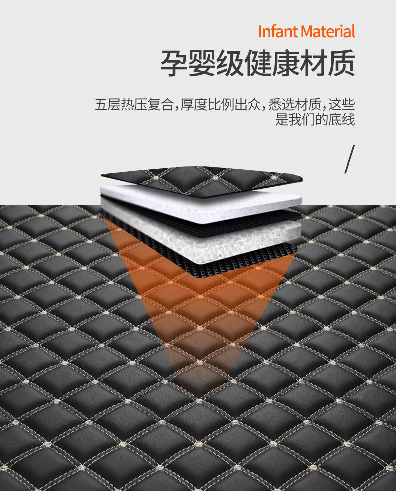 Trunk mat suitable for 2025 Cadillac XT5 GT4CT4XT4 ATSL CT6XT6XTS SRX