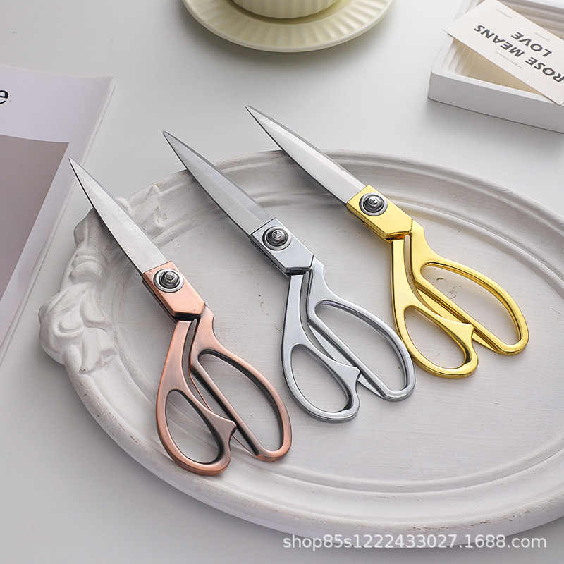 卓纤花材不锈钢高品质剪刀家用鲜花包装材料丝带修剪花枝剪刀