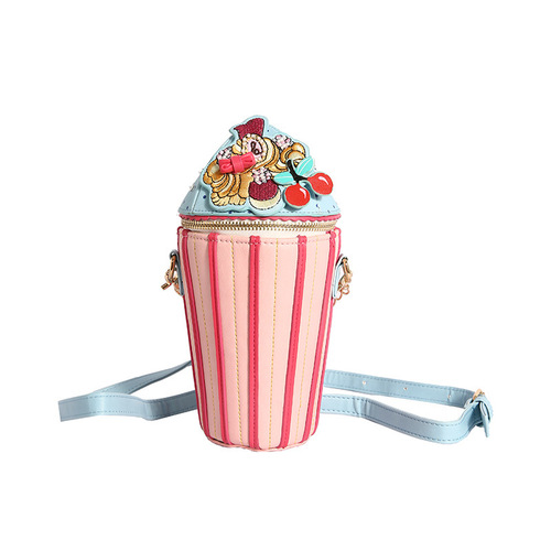 小众设计外贸斜挎小包包女新款网红牙签筒手机包可爱盒子口红包