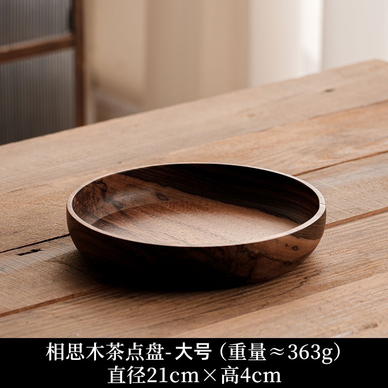 Wu Binli plato de frutas de madera de patas altas, tazón de ensalada, tazón de frutas, estante de exhibición de postres, plato de pan, tazón de madera, venta al por mayor transfronteriza