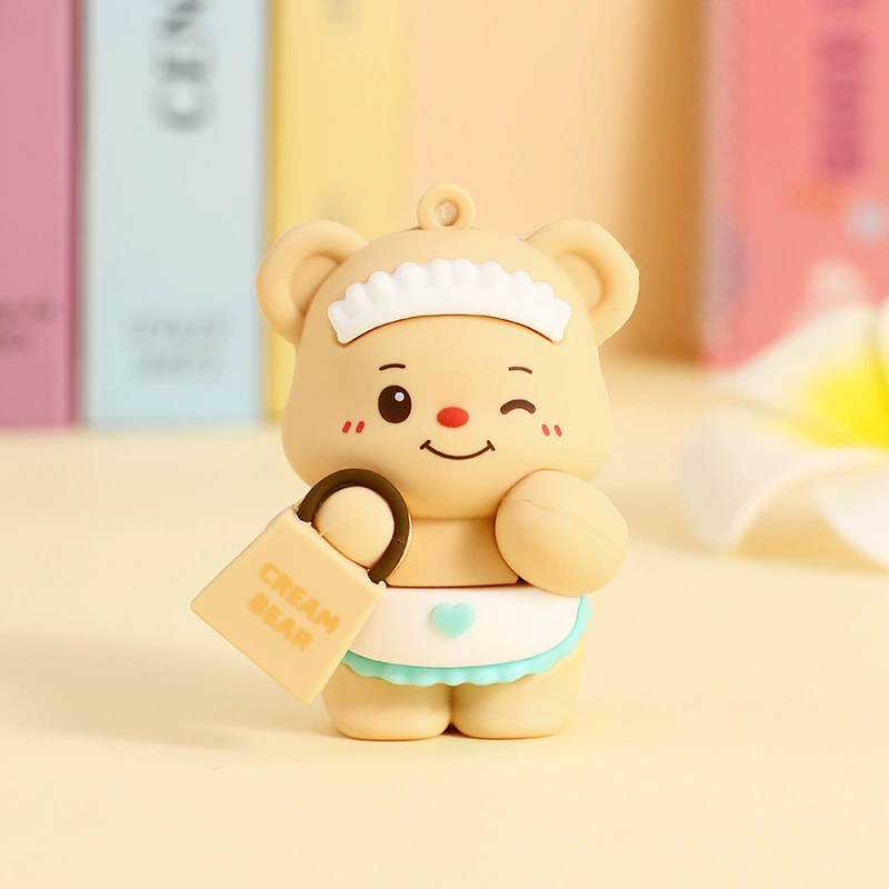 Настоящая Cartoon-ойл? (непонятно) Genuine cartoon oil, keychain, creative doll, cute pendant, with little bears, Birthday gift, wholesale
