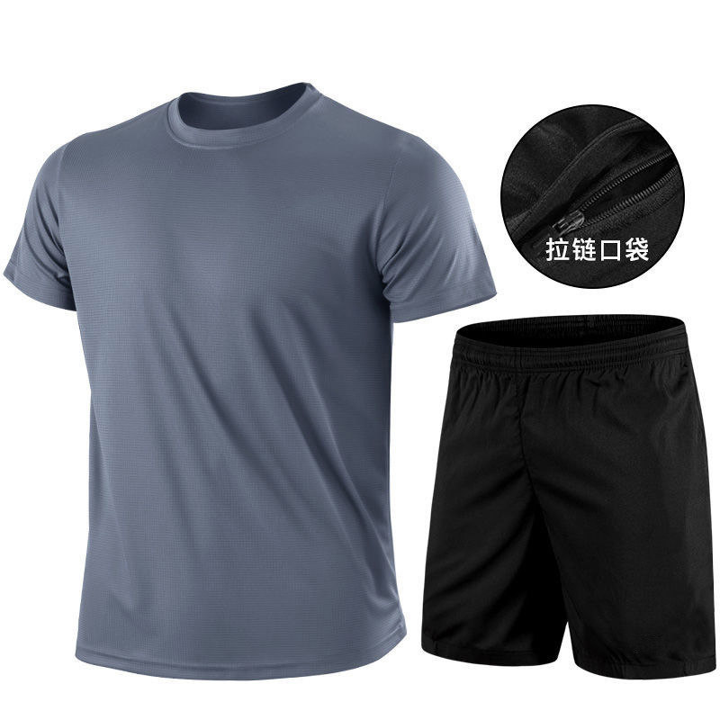 Camiseta deportiva hombre transpirable secado rápido entrenamiento