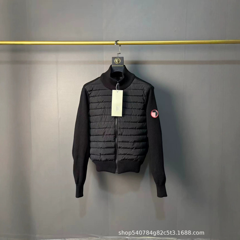European New Style Large Goose down Knitted Patchwork Casual down Jacket for Men, White Duck Down, Warm, Fashionable, Slim-Fit down Coat European New Style Large Goose down Knitted Patchwork Casual down Jacket for Men, White Duck Down, Warm, Fashionable, Slim-Fit down Coat