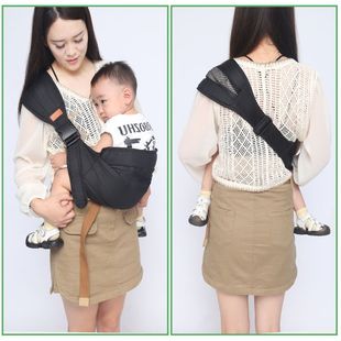 Thin Baby Carrier for Summer Outings, Children's Gauze Simple and Portable Front-Hold Baby Carrier