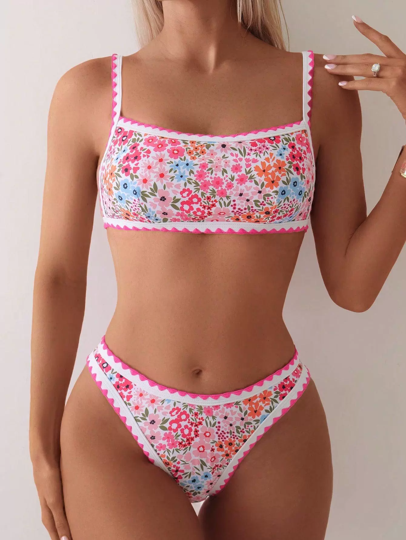 Трендовый sexy разделенный купальник, европейский стиль, (跨边 торговля), Amazon, утягивающий эффект