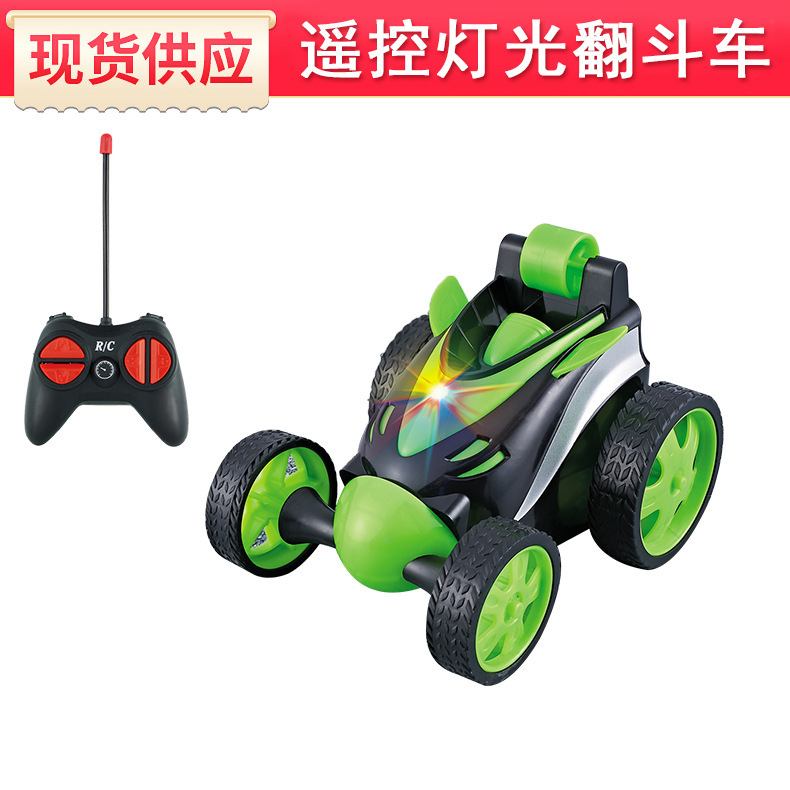 Coche volquete eléctrico a control remoto, juguete de acrobacias para niños, venta popular para exportación