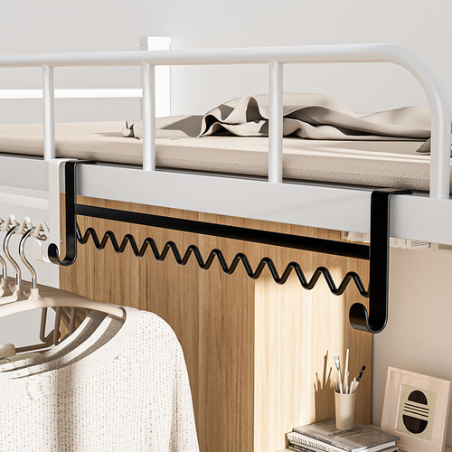 Dormitory hook bedside clothes hook bed rack lower bunk dormitory storage and arrangement upper bunk wave clothes drying rack