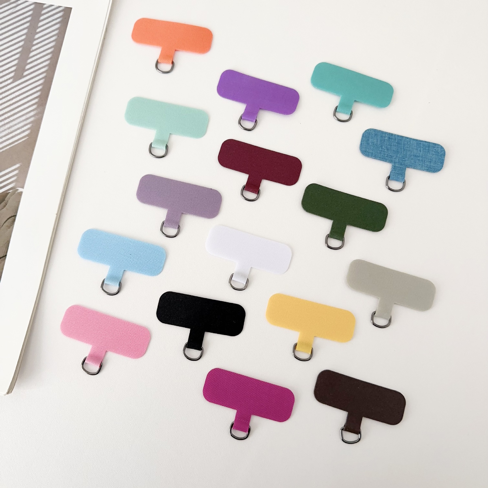 Trendy Brand Same Mobile Phone Lanyard Patch Strong Gasket Mobile Phone Case Non-porous Card Special Card Anti-loss Artifact Pieces