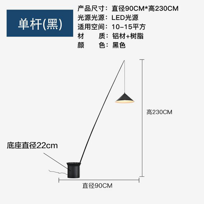 一件代发设计师渔夫不倒翁钓鱼灯具个性北欧样板间艺术装饰落地灯|undefined