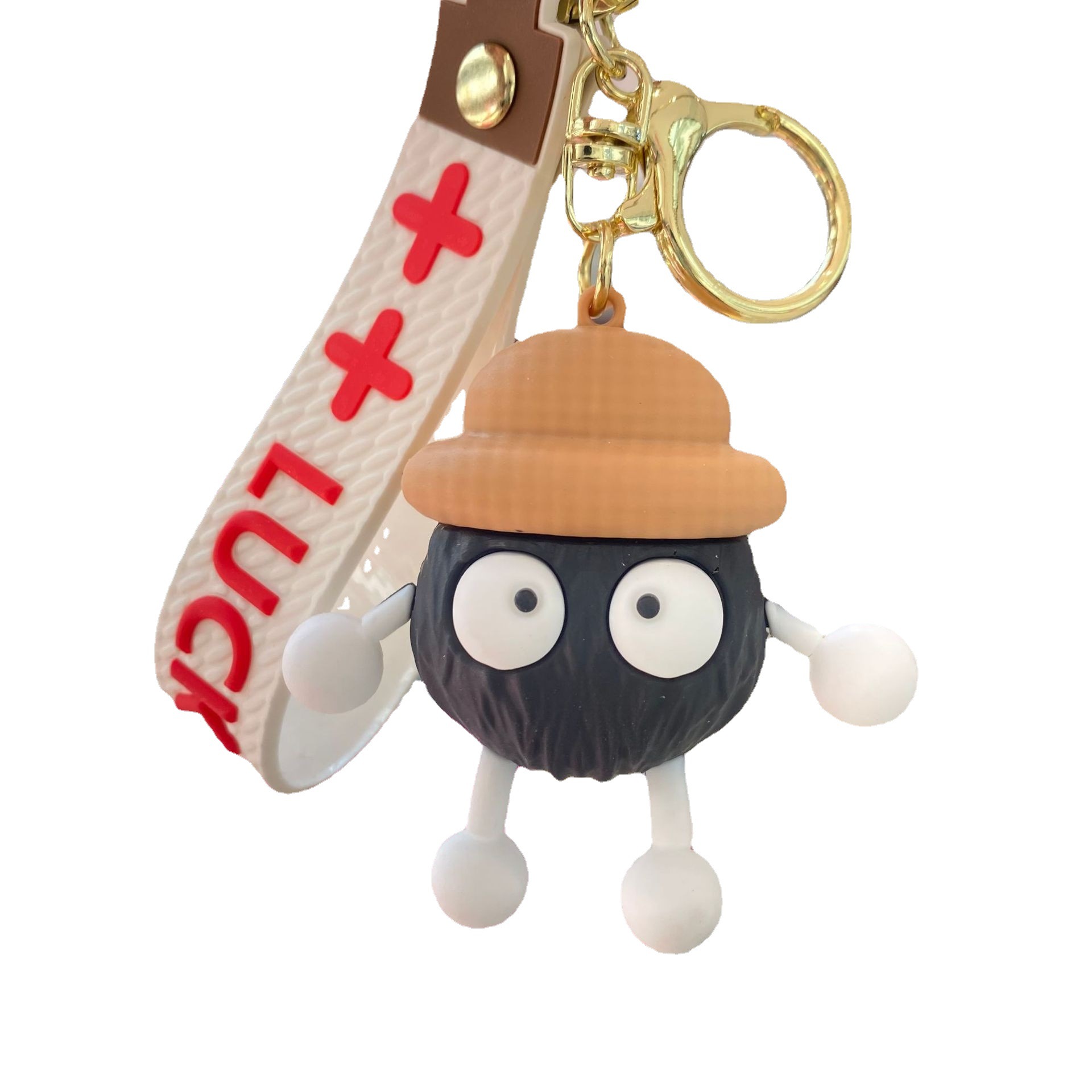 Qianhe Qianxun llavero de dibujos animados mochila colgante lindo pequeñas briquetas muñeca máquina coche regalo al por mayor