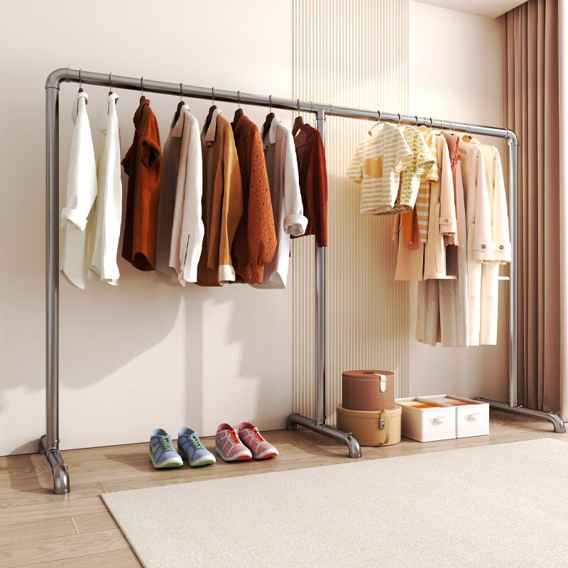 Steel pipe clothes drying rack clothes rack clothes drying pole…