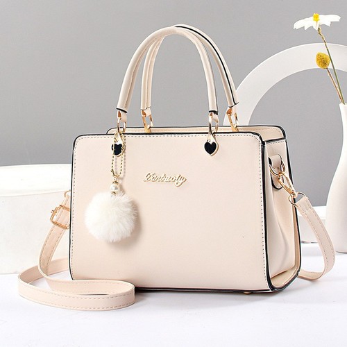 Women's Crossbody Single Shoulder Bag Simple Handbag Bag Middle-Aged Mother Bag PU Leather Square Bag Wholesale Chain Bag