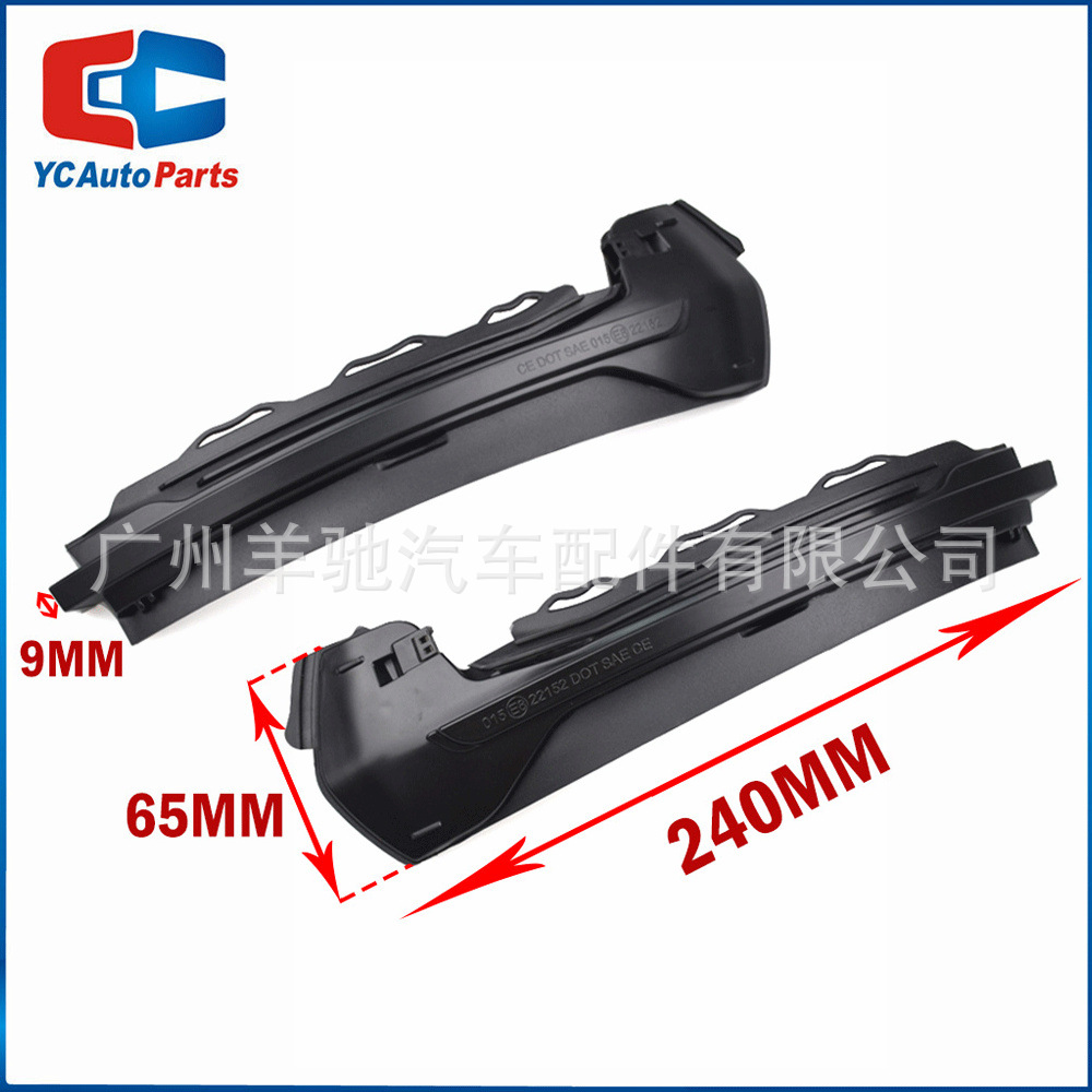 Aplicable para Audi A3 S3 RS3 8V 2013 - 2020 luz de dirección de corriente luz retrovisor LED