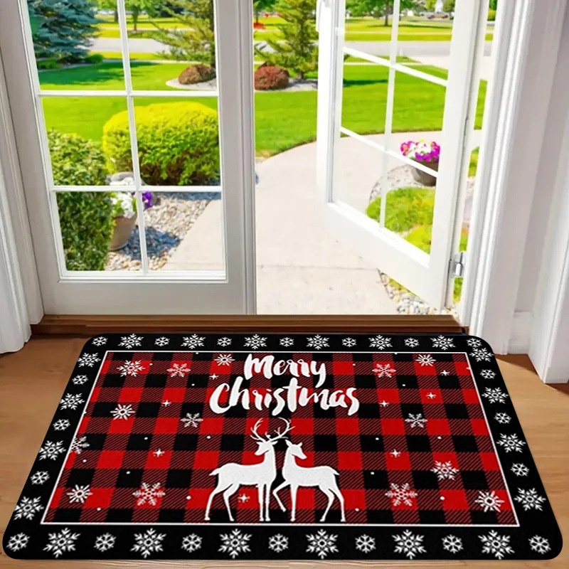 Alfombra de franela estampada, estilo playa, antideslizante, resistente a la suciedad, resistente al desgaste, alfombra para la entrada, dropshipping transfronterizo Y2.