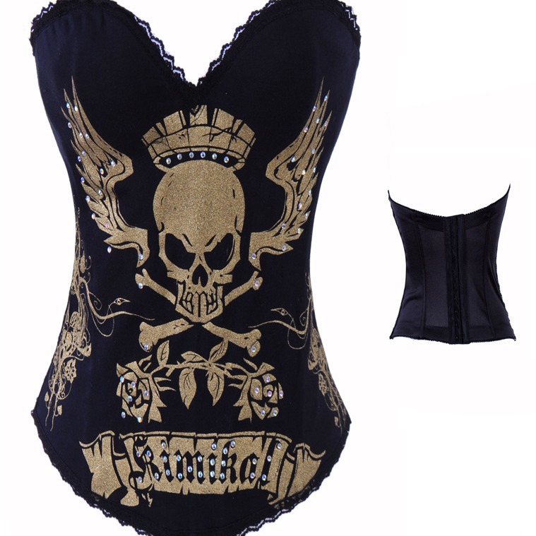 Ebay amazonソースの金色のスカルを印刷します。