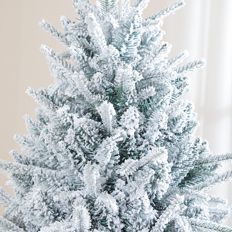 Decoración de Navidad transfronteriza árbol de Navidad hogar 1,5 m/1,8 m gran árbol de Navidad flocado decoración conjunto adornos