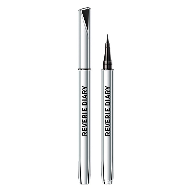 Smooth eyeliner pen silky cool black not easy to faint makeup sponge thin head easy to draw eyeliner