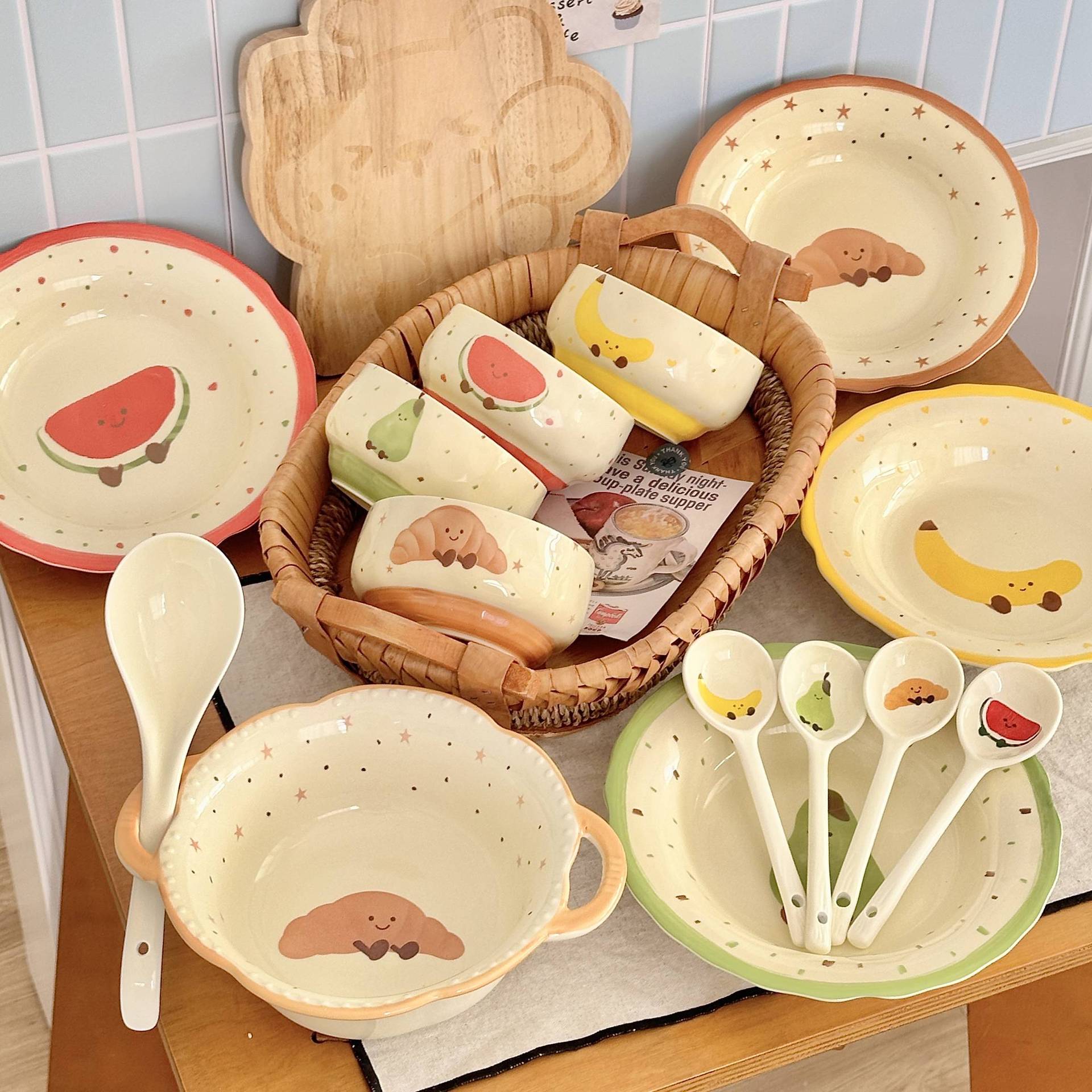Fruit Croissant [Ten-piece set] comes with 4 scoops for free!