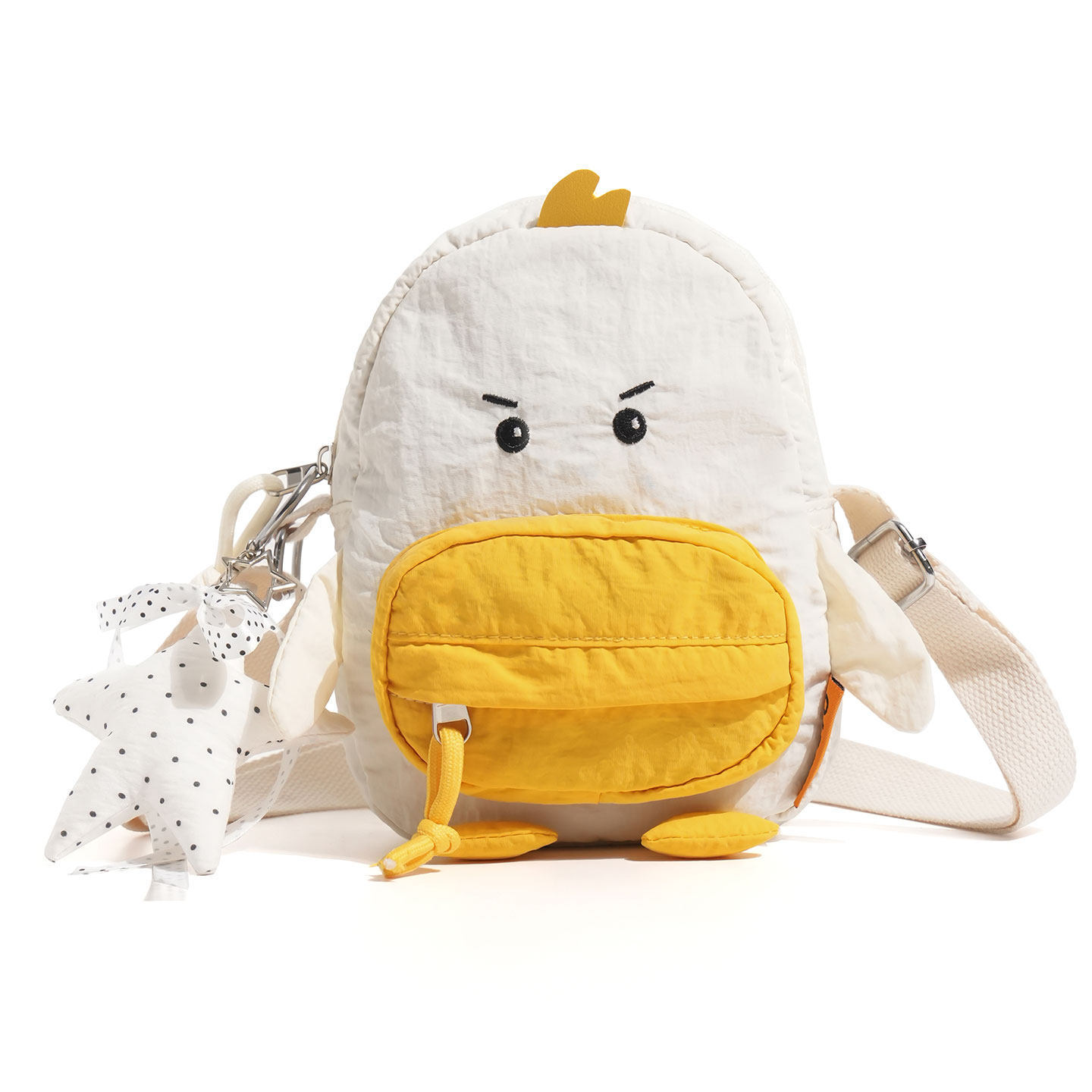Bolsos lindos para mujeres nuevos teléfonos móviles pato 2026 bolsos portátiles diseño de dibujos animados sensación de nicho mochila