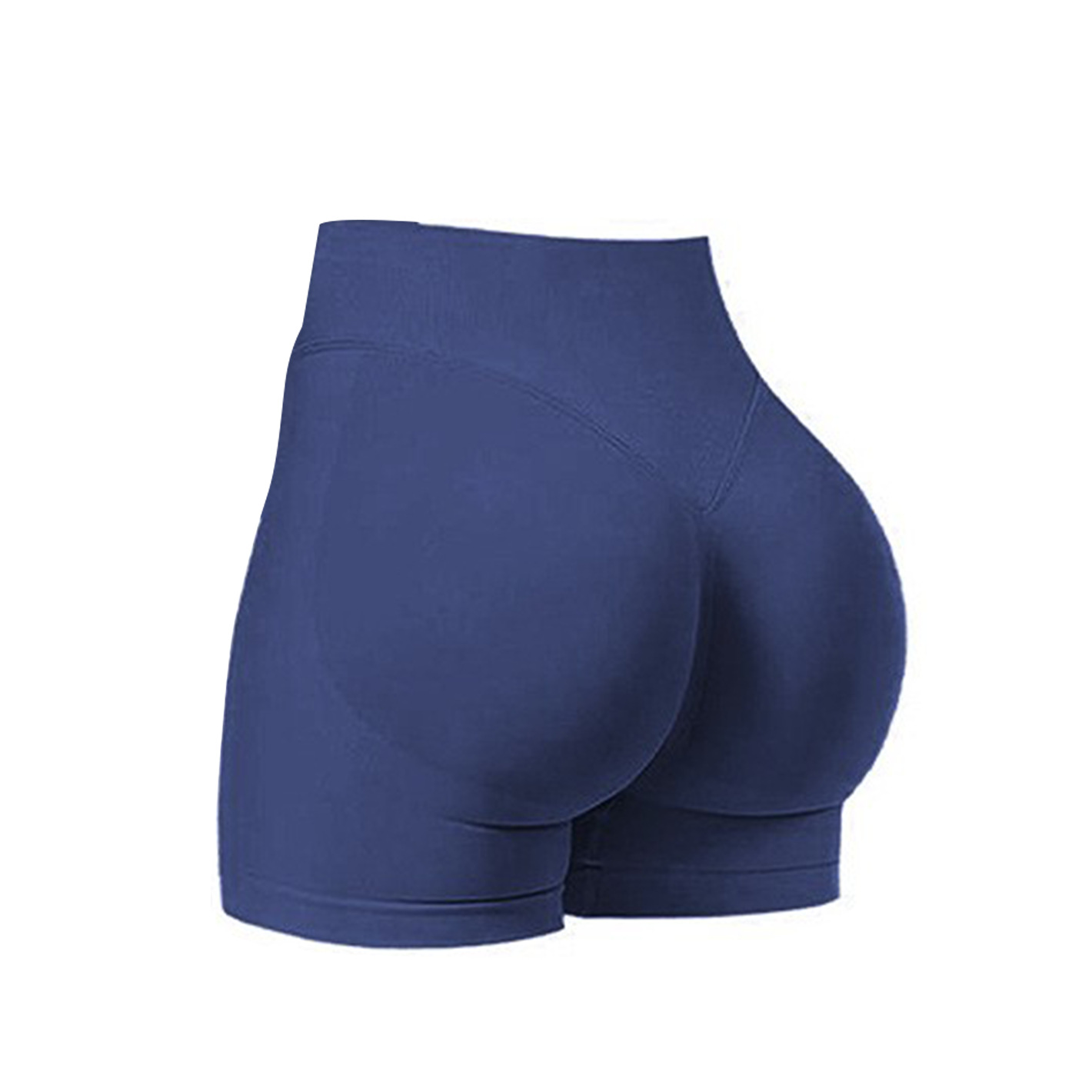 Cross-border sin costura alta cintura alta hips mel mel桃 hips al aire libre tres puntos pantalones cortos para correr y ejercicios de fitness pantalones cortos de yoga