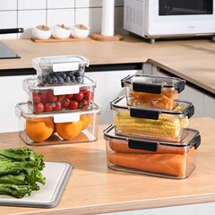 野菜食品保存容器 食品グレード 冷蔵庫専用収納ボックス 冷凍用蓋付き密封ボックス 食品餃子ボックス