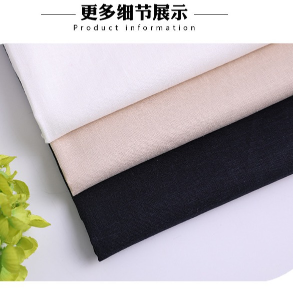 20 elástico de lino 11 colores tela de lino de algodón ropa de yoga ropa de monje Han retro ropa Zen ropa de algodón elástica