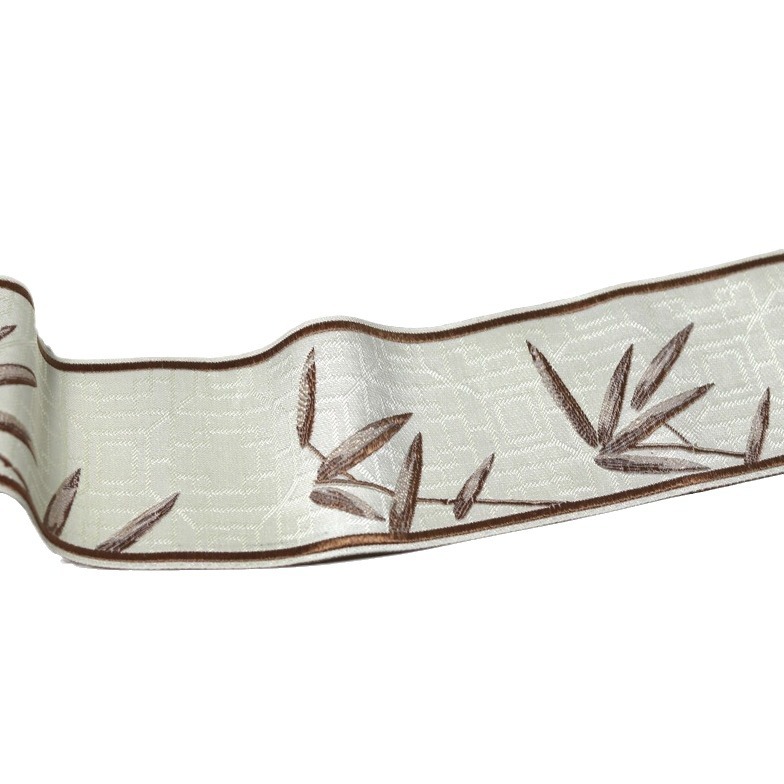 Ancho de 7.2CM estilo nacional de bambú cortina tela decoración de encaje accesorios vestimenta antigua manga de bordes bandejas de mesa cama